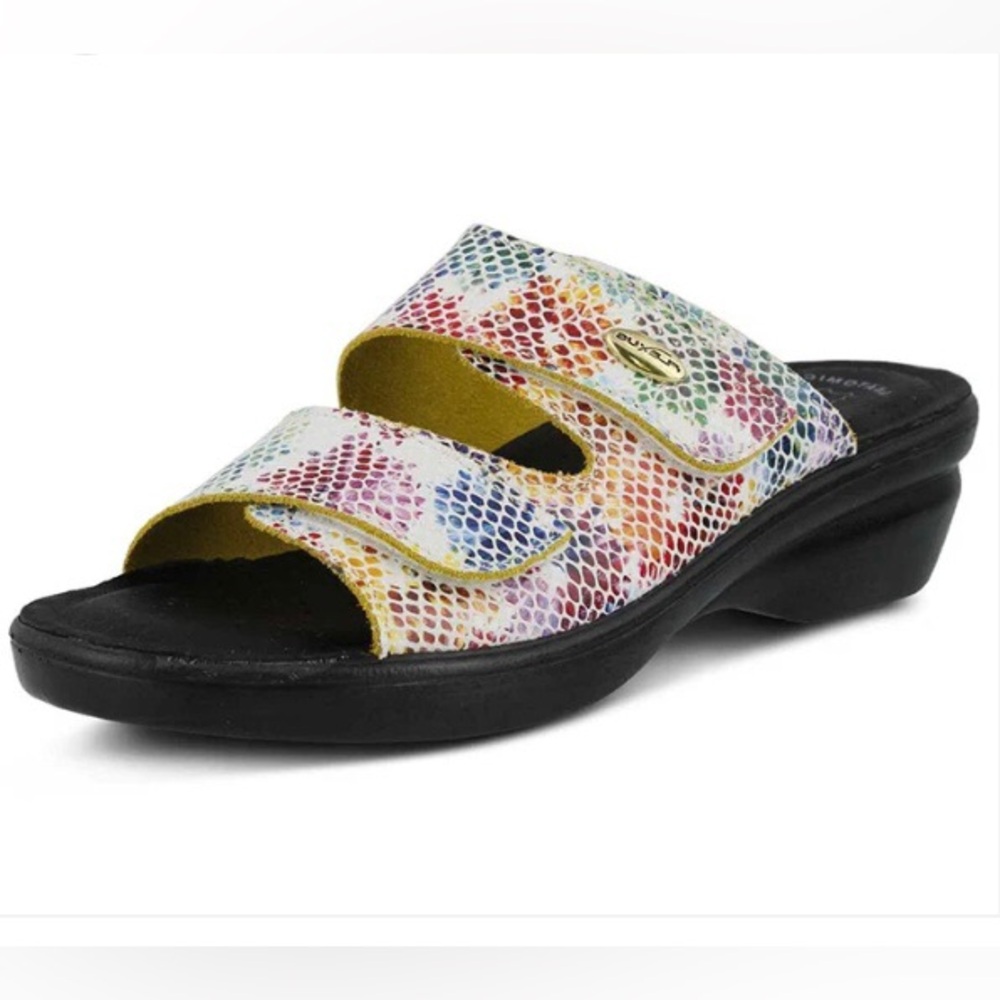Flexus by Spring Step Shoes Women 10.5 EU 42 Kina Slide Sandal.